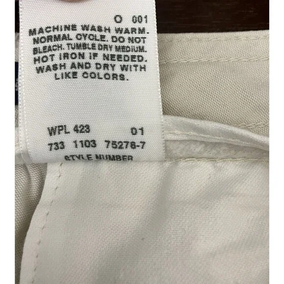 Dockers Womens Cream Cargo Pants – Size 6 - Picture 3 of 6